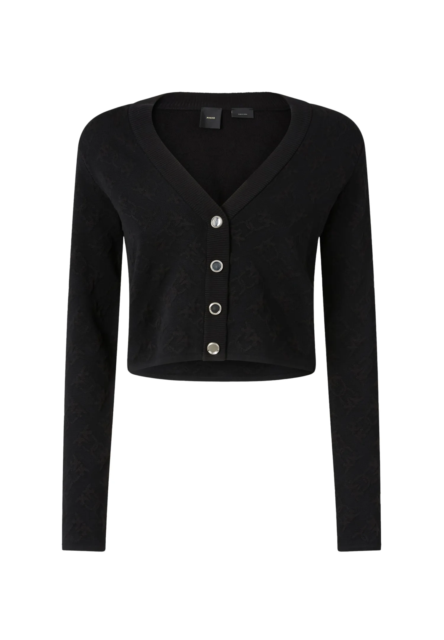 New Maglia Cardigan con Logo Groffato / Donna Maglieria