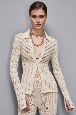 Best Maglia Cardigan Traforato / Donna Maglieria
