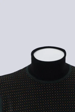 Hot Maglia Collo Alto a Fantasia / Uomo Maglieria
