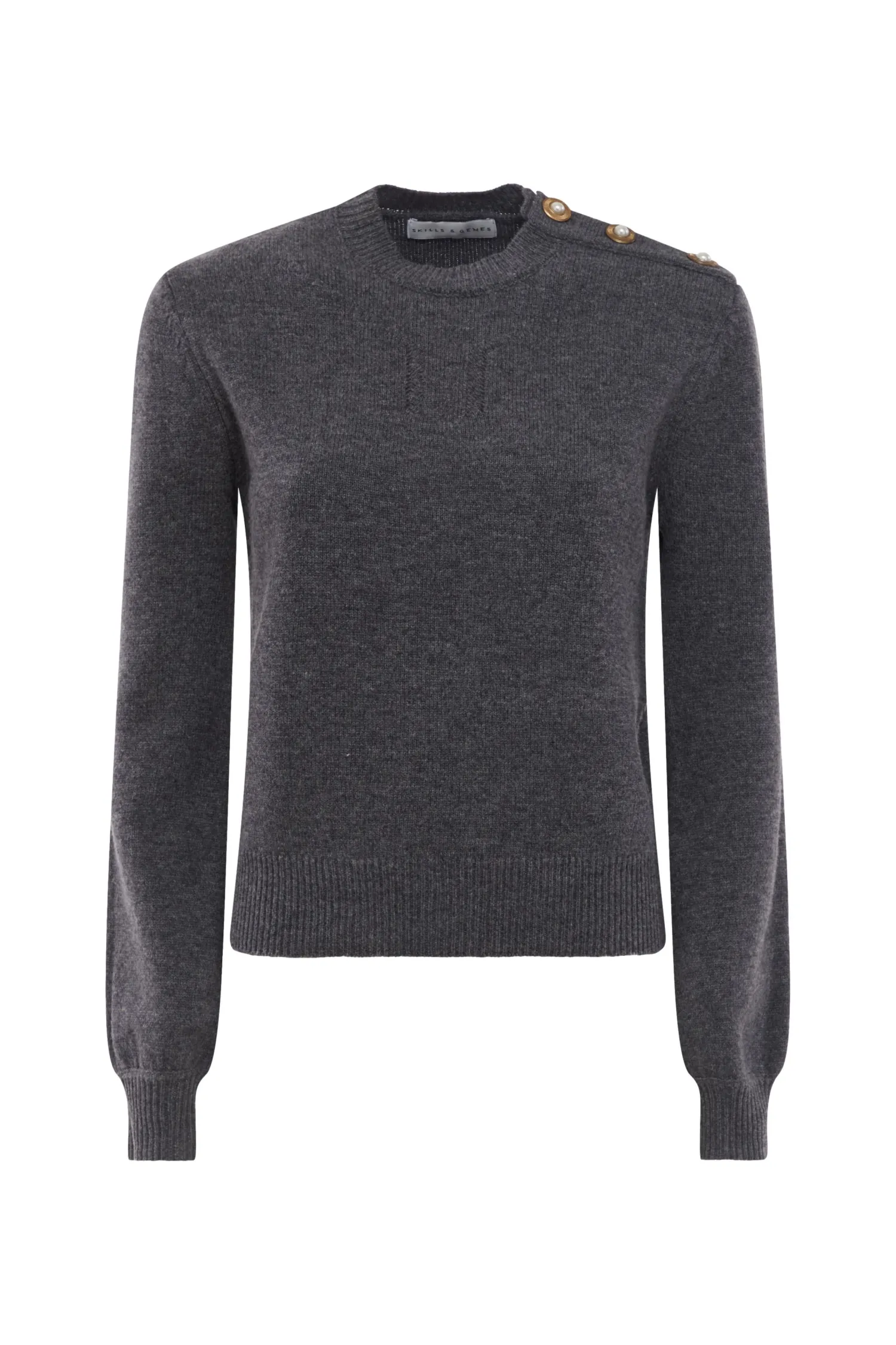 Best Maglia con Applicazioni su Spalla / Donna Maglieria