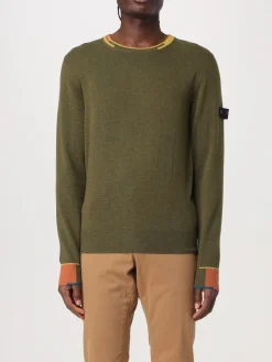 New Maglia con Bordi a Contrasto / Uomo Maglieria