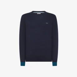 Outlet Maglia con Bordi a Contrasto / Uomo Maglieria