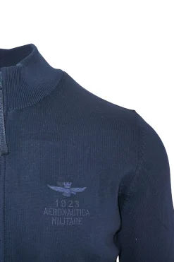 Outlet Maglia con Chiusura Zip in Cotone / Uomo Maglieria