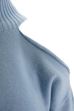 Sale Maglia con Collo Alto e Spalle Scoperte / Donna Maglieria