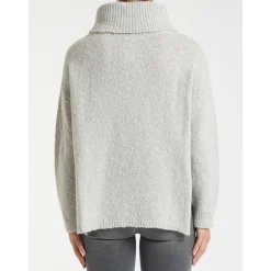 Clearance Maglia con Collo Morbido / Donna Maglieria