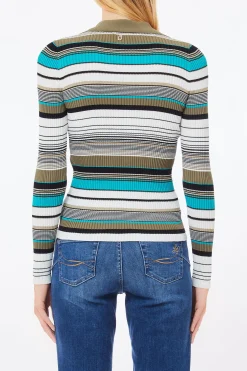 Outlet Maglia con Fantasia a Righe / Donna Maglieria