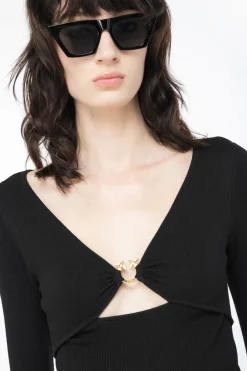 Hot Maglia con Fibbia / Donna Maglieria
