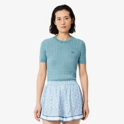 Maglia con Lavorazione a Trecce / Donna T-shirt