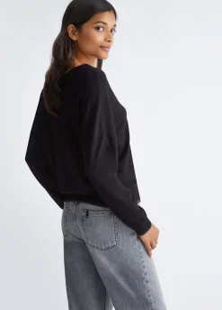 Online Maglia con Scollo a V Ampio / Donna Maglieria