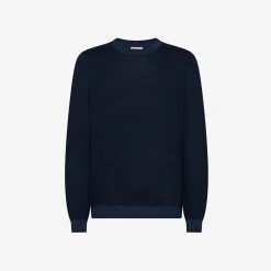 Online Maglia con Tramatura Chicco di Riso / Uomo Maglieria