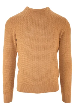 New Maglia con Tramatura in Lana / Uomo Maglieria
