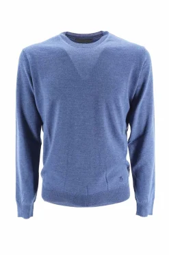 New Maglia Girocollo / Azzurro Uomo Maglieria