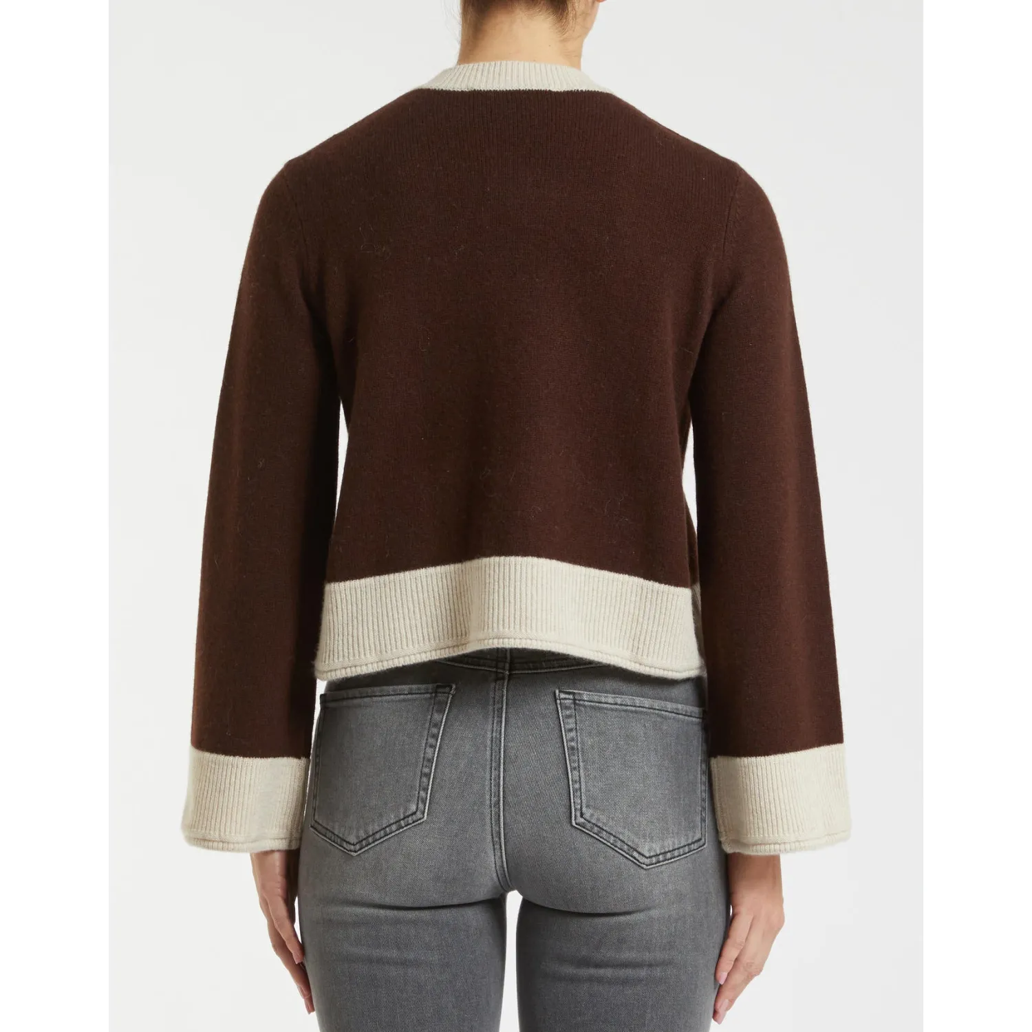 Hot Maglia Cropped in Lana e Cashmere / Donna Maglieria