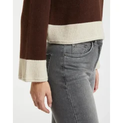 Hot Maglia Cropped in Lana e Cashmere / Donna Maglieria