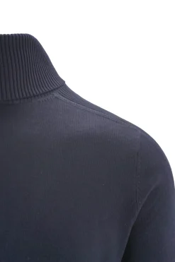 Hot Maglia Dolcevita con Dettagli a Costine / Uomo Maglieria