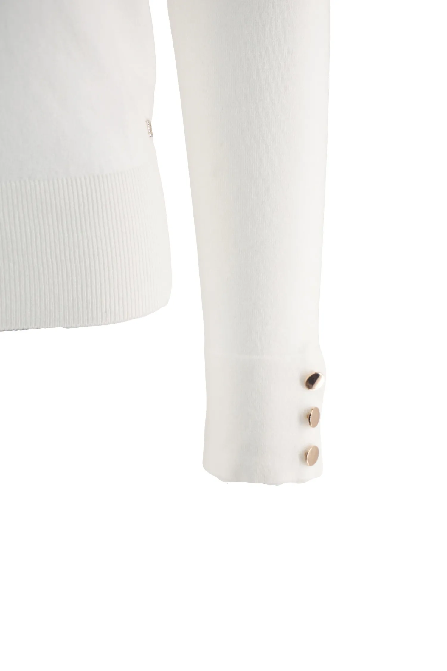 Sale Maglia Dolcevita con Dettaglio Bottoni / Donna Maglieria