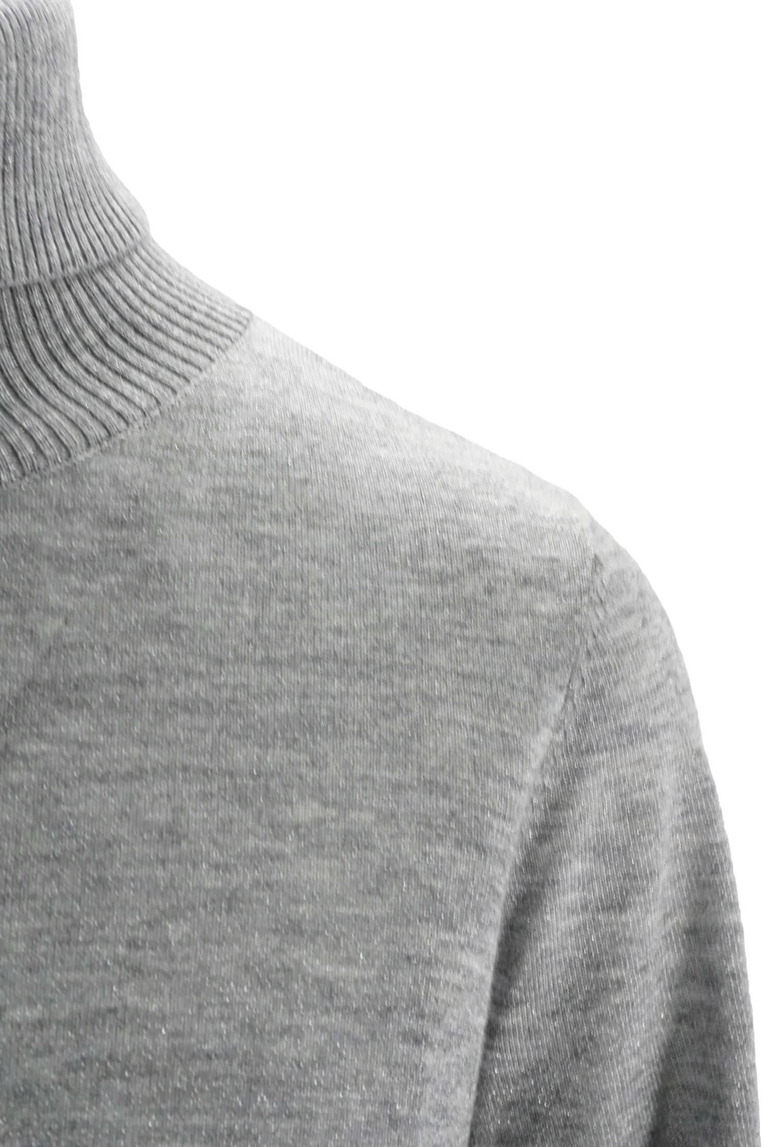 New Maglia Dolcevita con Inserti in Lurex / Donna Maglieria