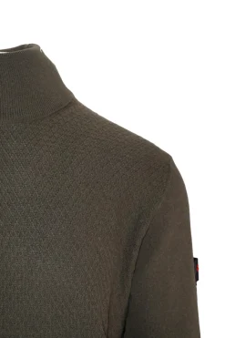 Clearance Maglia Dolcevita con Tramatura Frontale / Uomo Maglieria