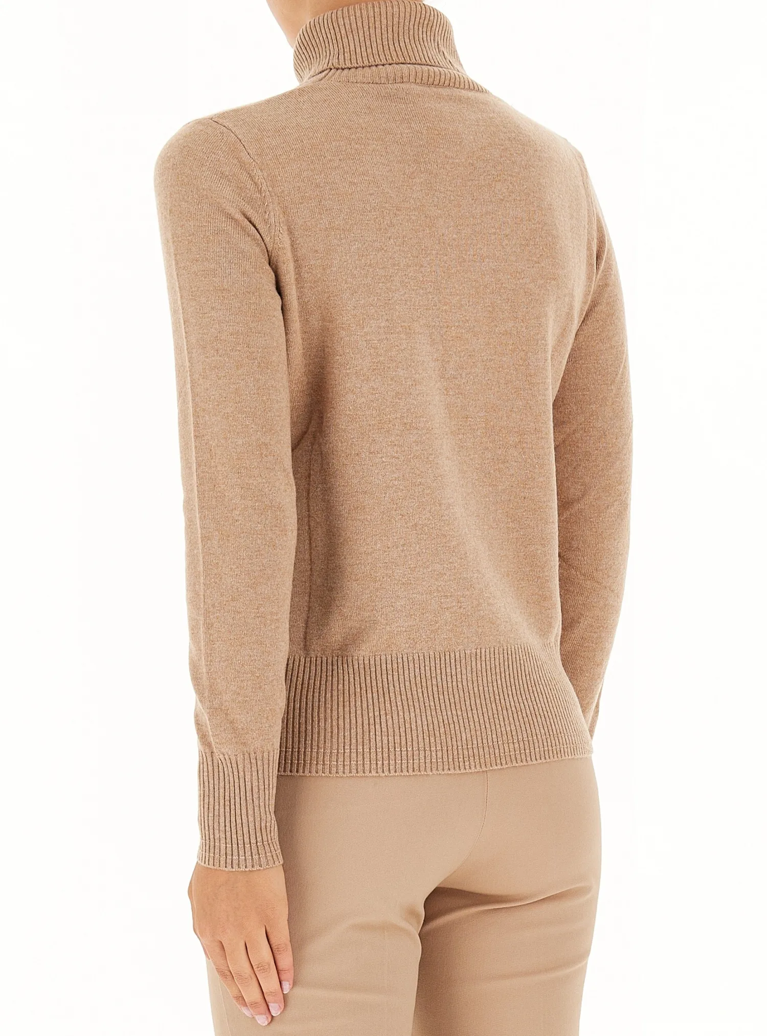Hot Maglia Dolcevita Misto Lana / Donna Maglieria