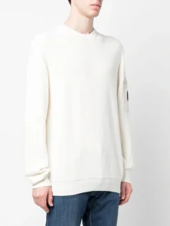 Clearance Maglia Girocollo con Applicazione / Uomo Maglieria