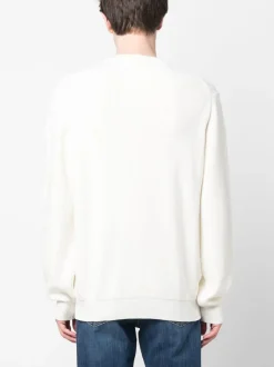 Clearance Maglia Girocollo con Applicazione / Uomo Maglieria