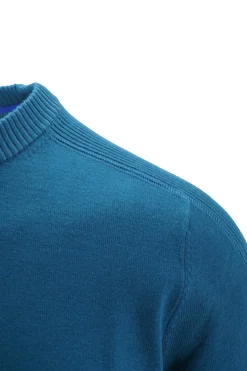 New Maglia Girocollo con Dettagli a Costine / Uomo Maglieria