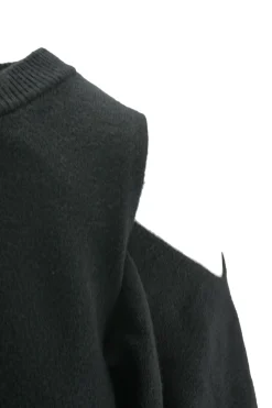 Outlet Maglia Girocollo con Spalle Scoperte / Donna Maglieria