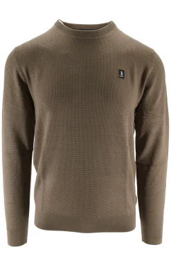 Online Maglia Girocollo con Tramatura / Uomo Maglieria