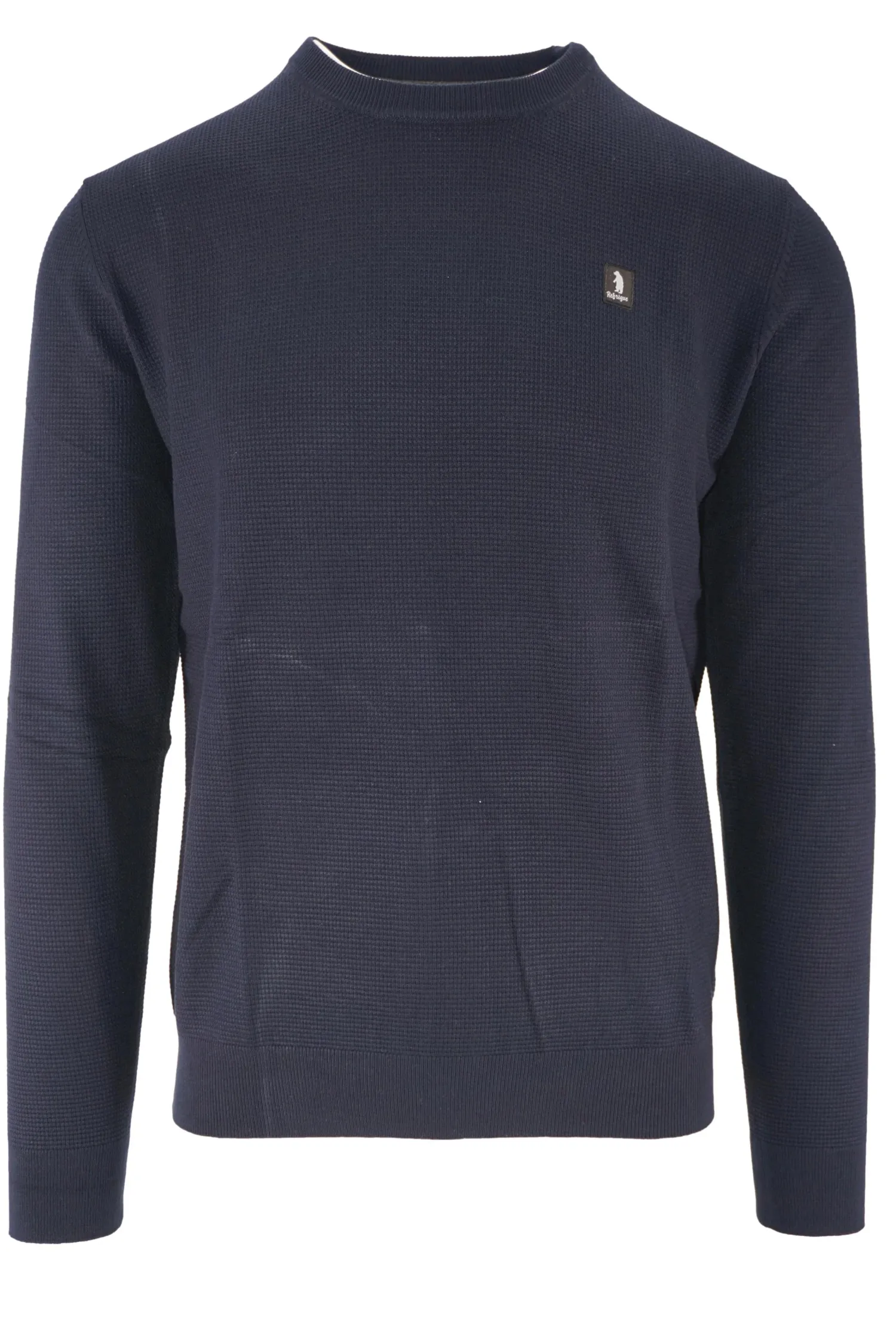 Clearance Maglia Girocollo con Tramatura / Uomo Maglieria