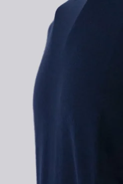 Outlet Maglia Girocollo in Chachemire / Blu Uomo Maglieria