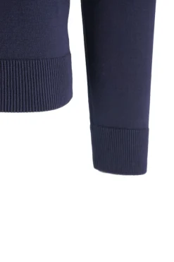 Clearance Maglia Girocollo in Cotone con Logo / Uomo Maglieria