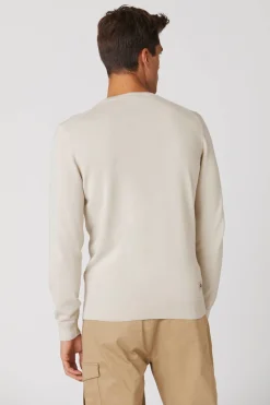 Maglia Girocollo in Cotone con Logo / Uomo Maglieria