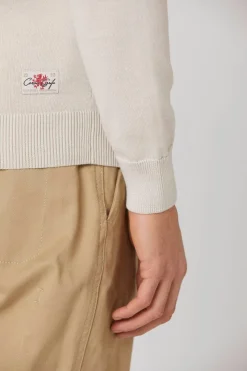 Maglia Girocollo in Cotone con Logo / Uomo Maglieria