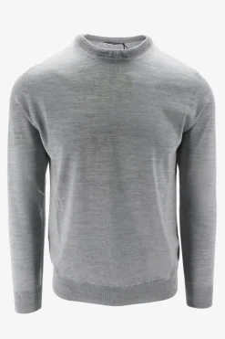 Online Maglia Girocollo in Lana e Seta / Uomo Maglieria