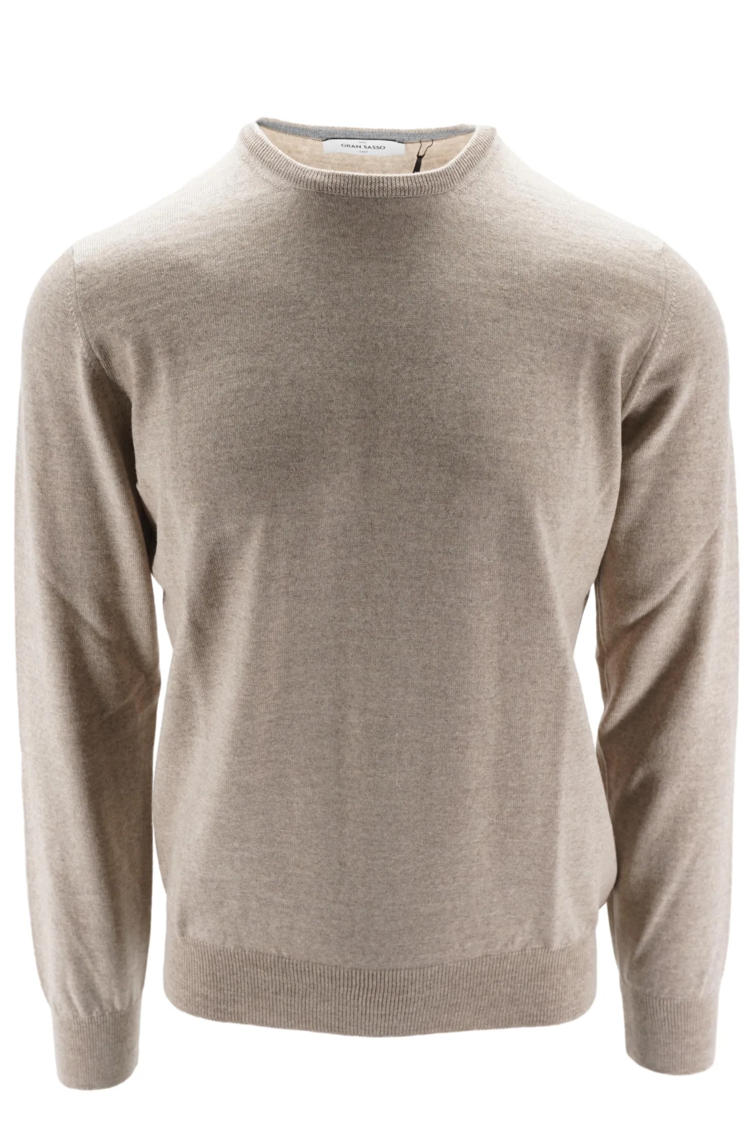 Clearance Maglia Girocollo in Lana Merinos / Uomo Maglieria