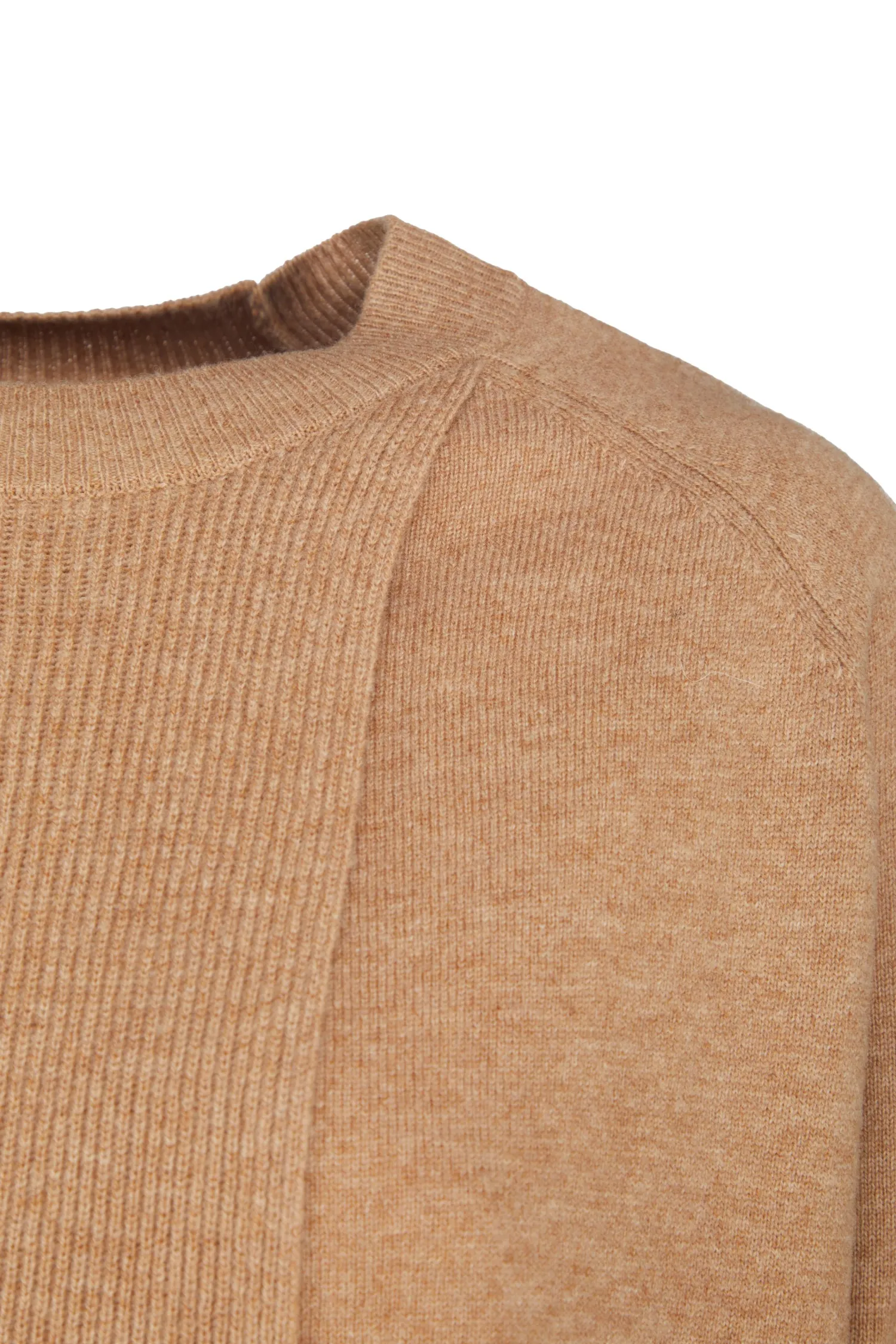 Hot Maglia Girocollo in Lana / Beige Donna Maglieria