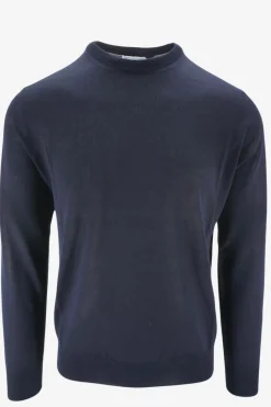 Outlet Maglia Girocollo in Lana e Seta / Uomo Maglieria