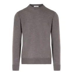 Online Maglia Girocollo in Merino Extrafine / Uomo Maglieria