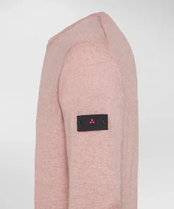 Online Maglia Girocollo in Misto Lana e Cotone / Uomo Maglieria