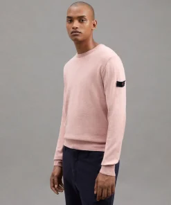 Online Maglia Girocollo in Misto Lana e Cotone / Uomo Maglieria