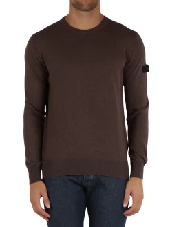 Hot Maglia Girocollo in Misto Lana e Cotone / Uomo Maglieria