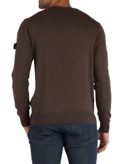 Hot Maglia Girocollo in Misto Lana e Cotone / Uomo Maglieria