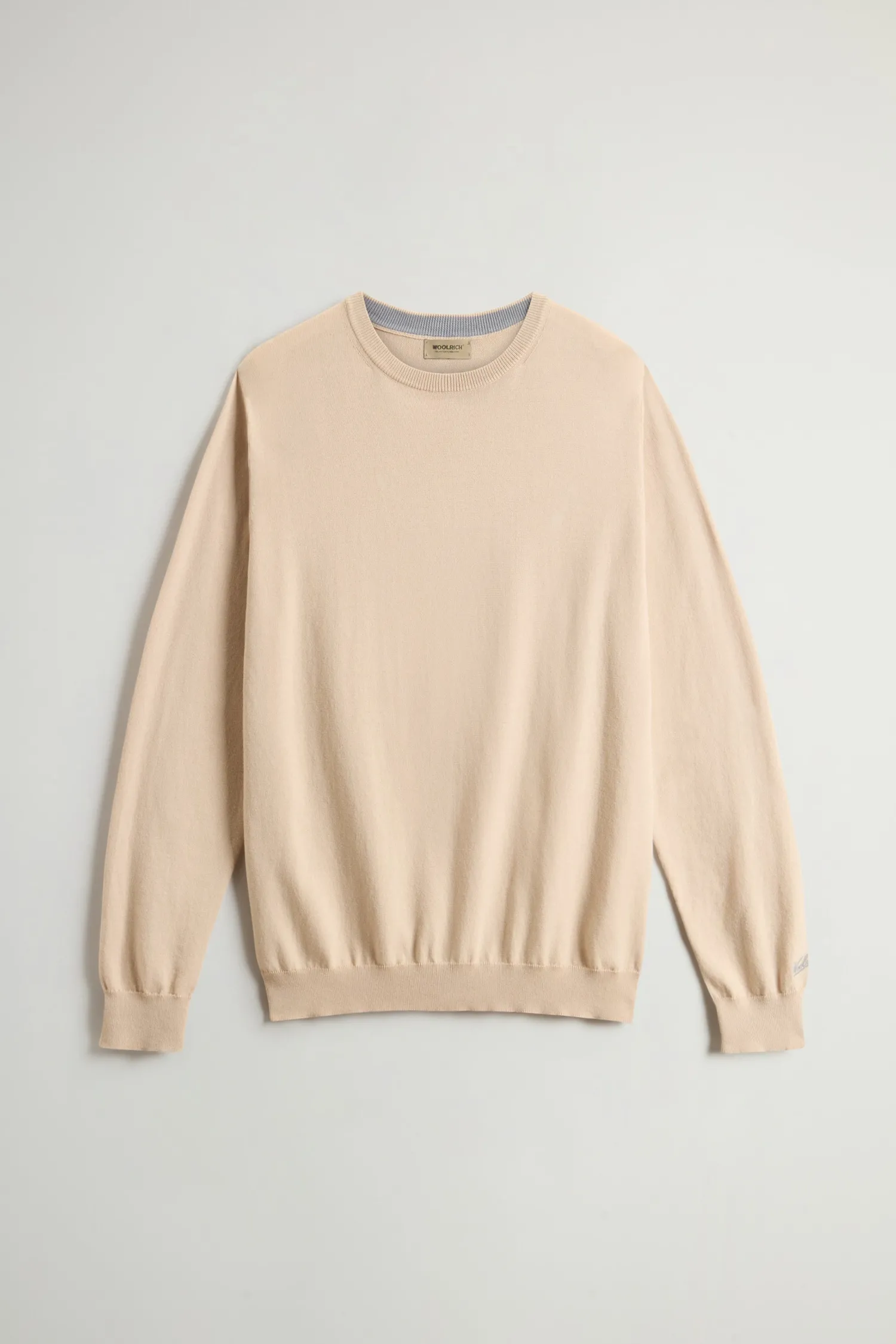 New Maglia Girocollo in Puro Cotone / Uomo Maglieria