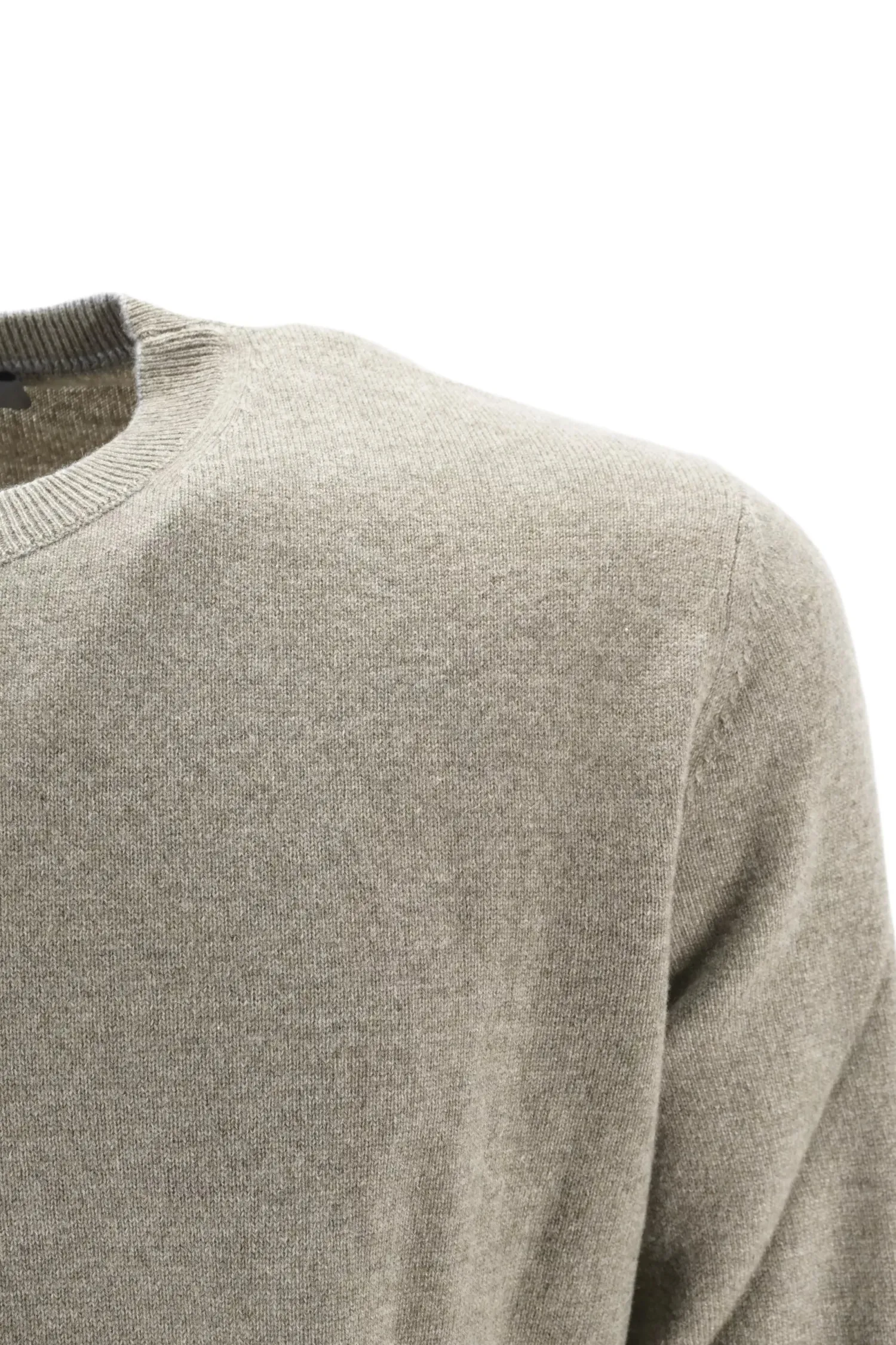 New Maglia Girocollo in Puro Cashmere / Verde Uomo Maglieria