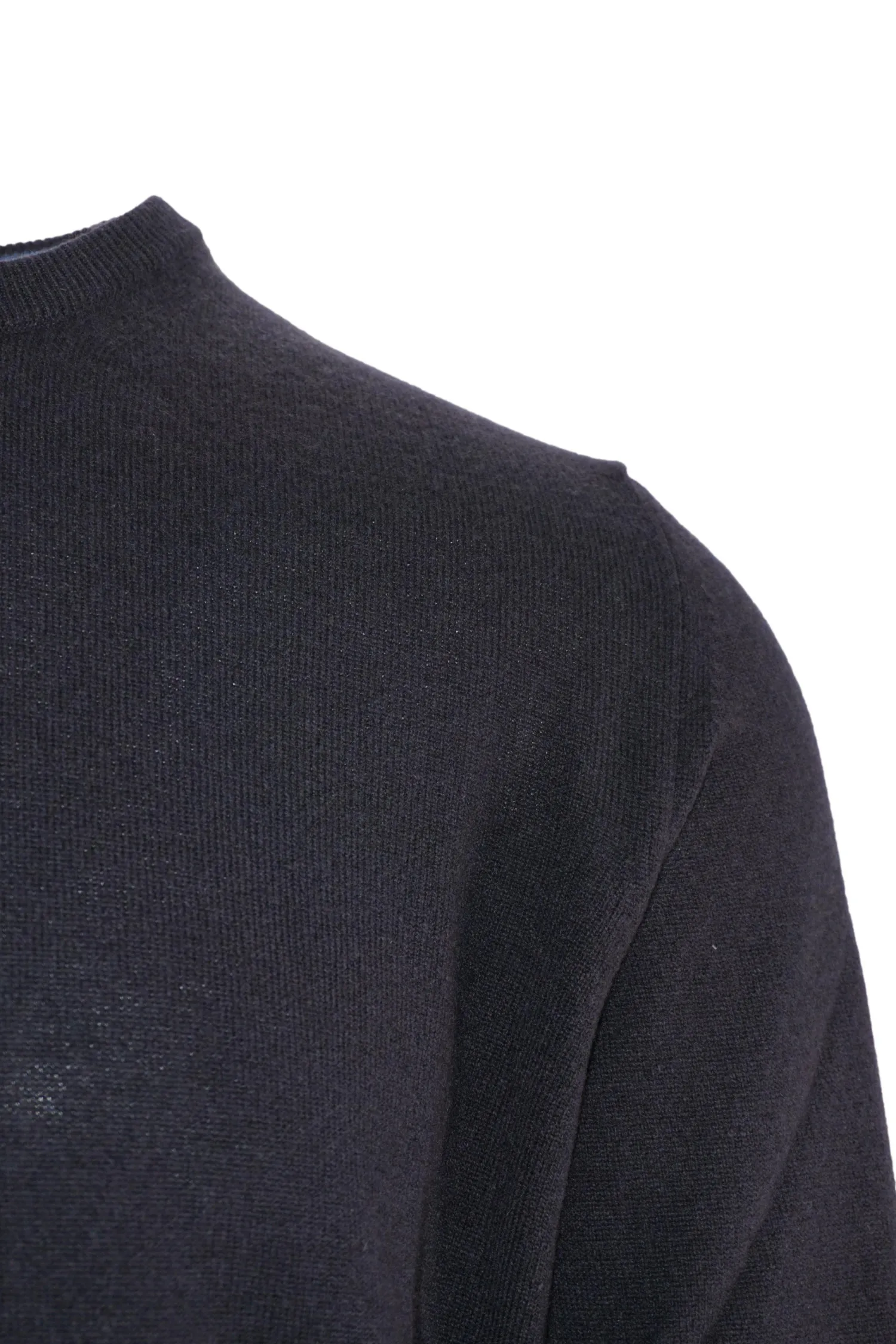 New Maglia Girocollo in Puro Cashmere / Blu Uomo Maglieria
