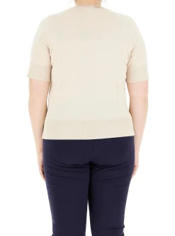 Online Maglia Girocollo in Viscosa / Donna Maglieria