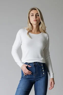 Hot Maglia Girocollo in Viscosa / Donna Maglieria