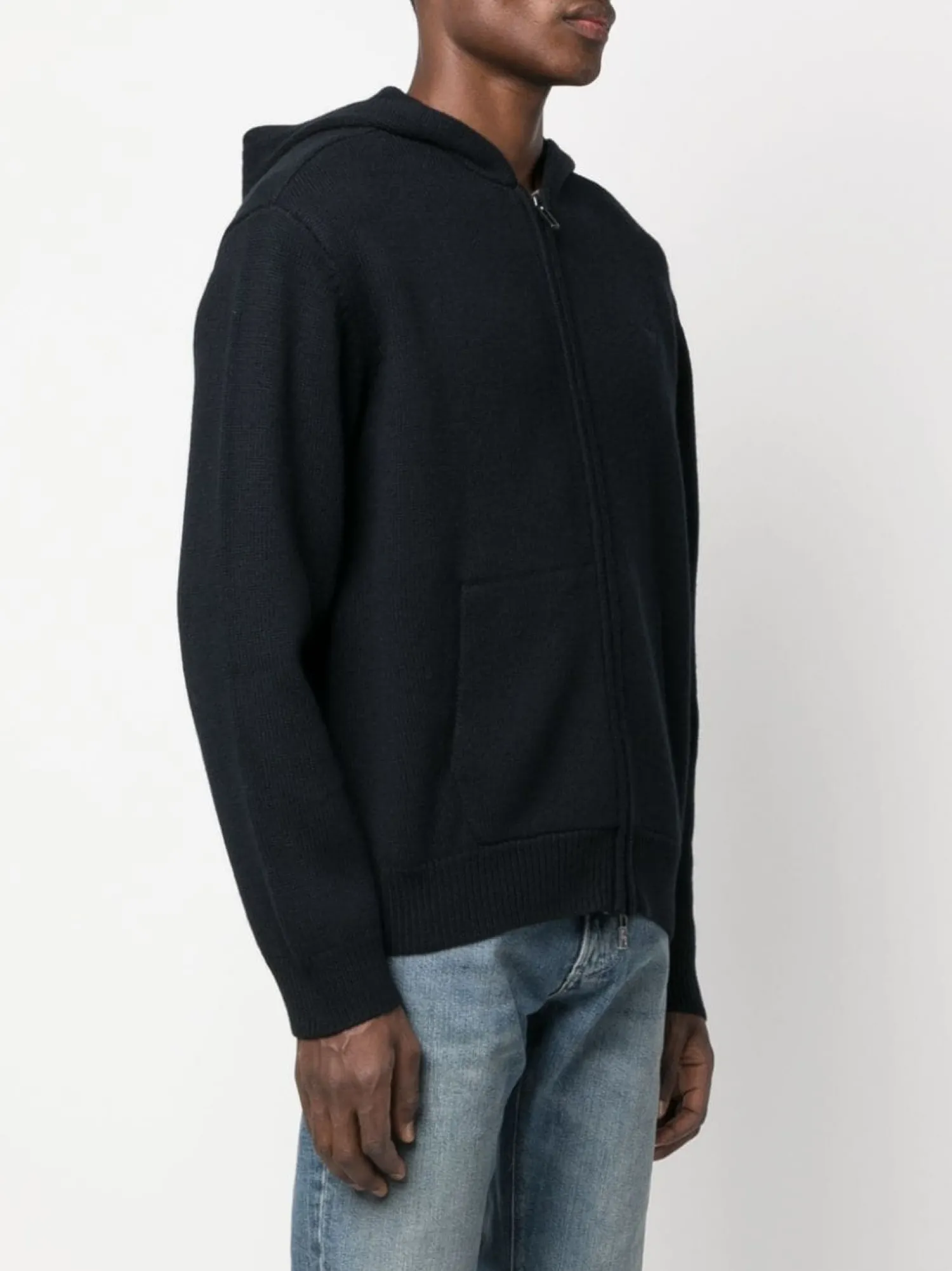 Clearance Maglia in Lana con Cappuccio / Uomo Maglieria
