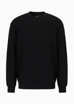 Best Maglia in Lana Vergine con Tramatura / Uomo Maglieria