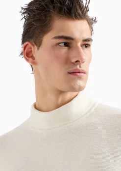 Outlet Maglia in Lana Vergine con Tramatura / Uomo Maglieria